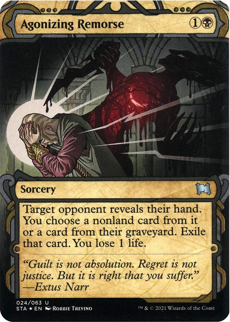 Agonizing Remorse (Foil Etched) (24) [STA] - MTG Single