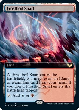 Frostboil Snarl (Extended Art) (360) [STX] - MTG Single