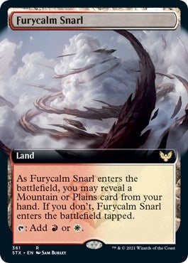Furycalm Snarl (Extended Art) (361) [STX] - MTG Single