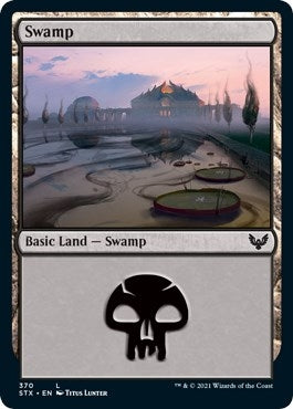 Swamp (370) (370) [STX] - MTG Single