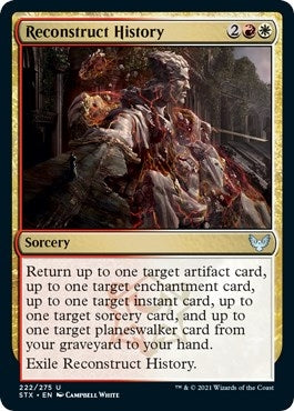 Reconstruct History (222) [STX] - MTG Single