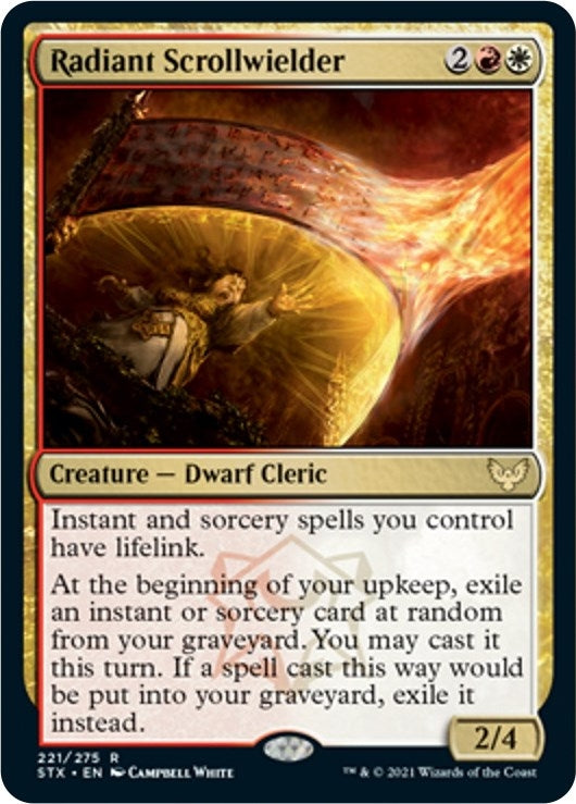 Radiant Scrollwielder (221) [STX] - MTG Single