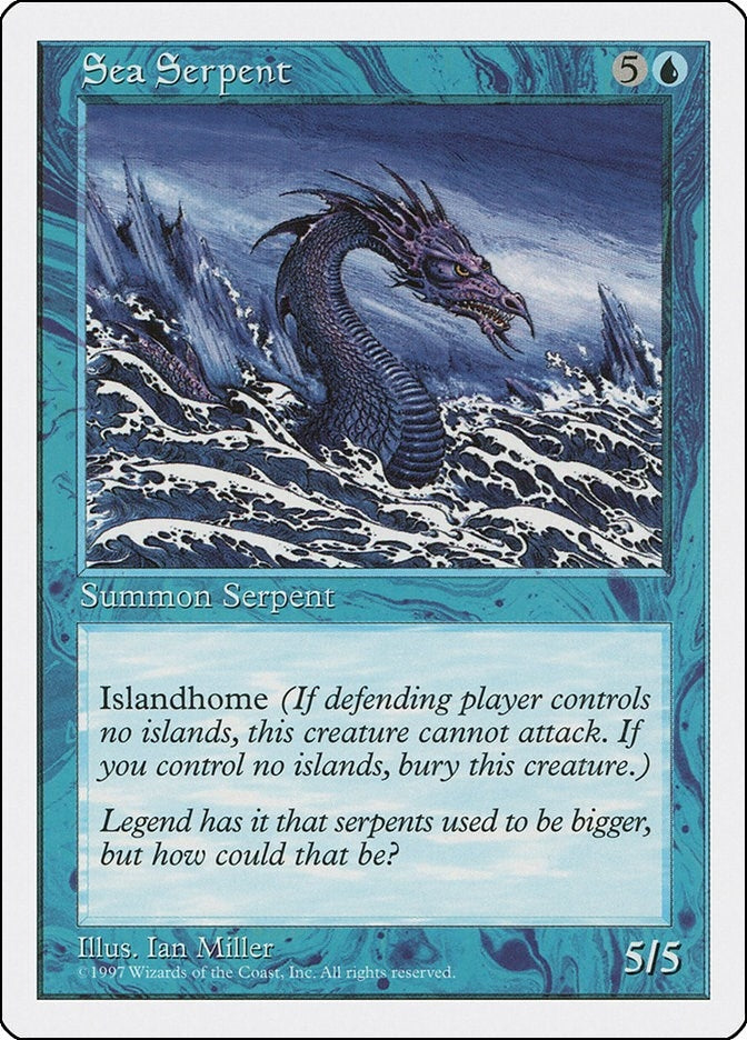 Sea Serpent [5ED] - MTG Single