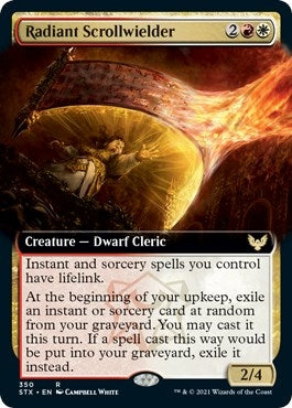 Radiant Scrollwielder (Extended Art) (350) [STX] - MTG Single