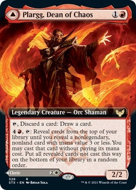 Plargg Dean of Chaos (Extended Art) (328) [STX] - MTG Single