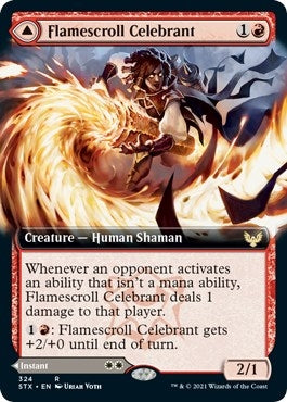 Flamescroll Celebrant (Extended Art) (324) [STX] - MTG Single