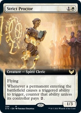 Strict Proctor (Extended Art) (294) [STX] - MTG Single