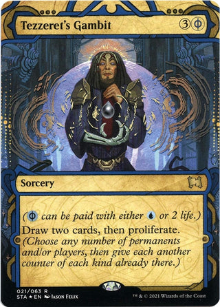Tezzeret’s Gambit (Foil Etched) (21) [STA] - MTG Single