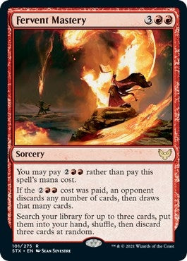 Fervent Mastery (101) [STX] - MTG Single