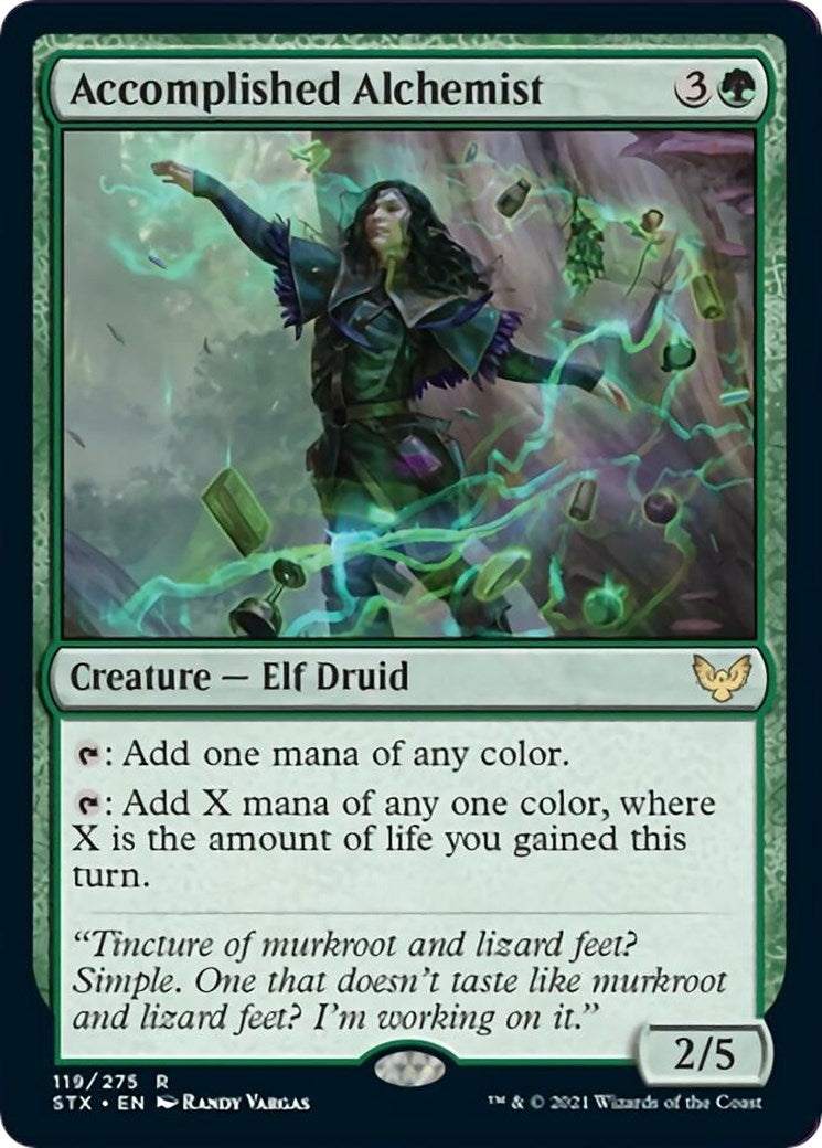Accomplished Alchemist (119) [STX] - MTG Single