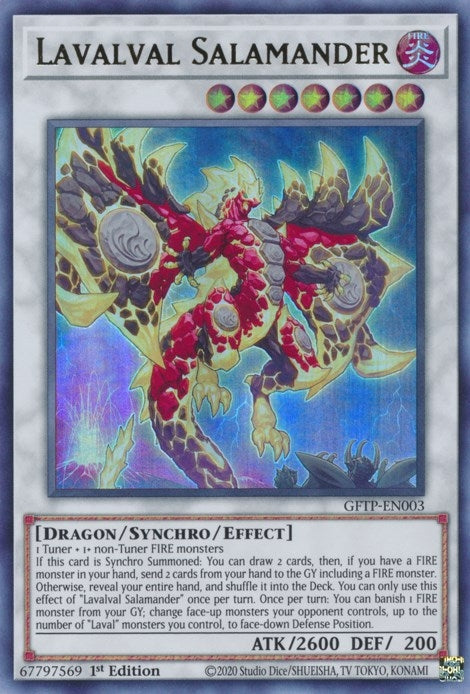 Lavalval Salamander (3) (GFTP) - YuGiOh Single