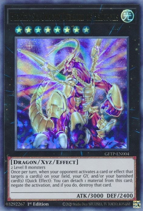 Hieratic Sky Dragon Overlord of Heliopolis (4) (GFTP) - YuGiOh Single