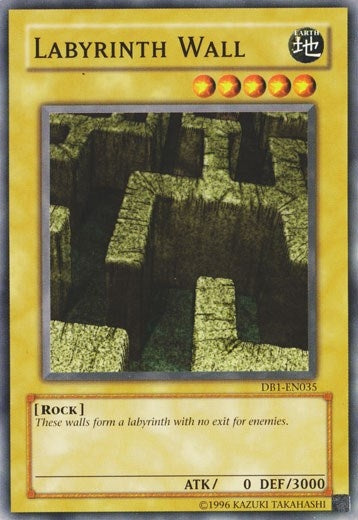 Labyrinth Wall (1035) (DB1) - YuGiOh Single