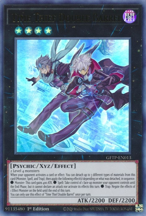 Time Thief Double Barrel (13) (GFTP) - YuGiOh Single