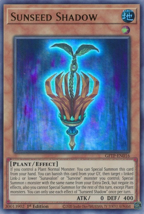 Sunseed Shadow (16) (GFTP) - YuGiOh Single