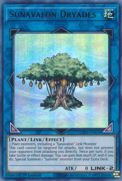 Sunavalon Dryades (19) (GFTP) - YuGiOh Single