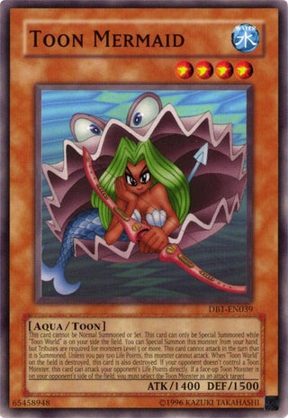 Toon Mermaid (1039) (DB1) - YuGiOh Single