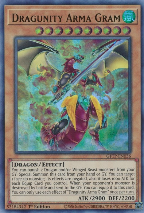 Dragunity Arma Gram (36) (GFTP) - YuGiOh Single