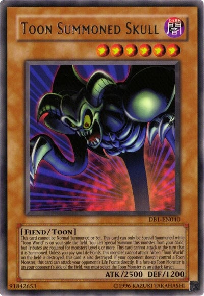 Toon Summoned Skull (1040) (DB1) - YuGiOh Single
