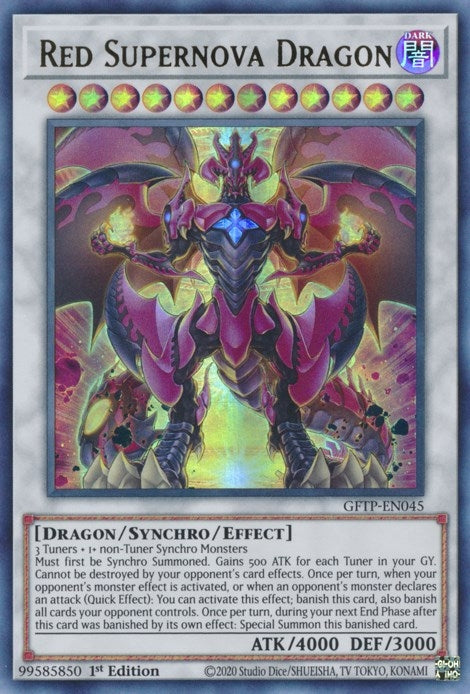 Red Supernova Dragon (45) (GFTP) - YuGiOh Single