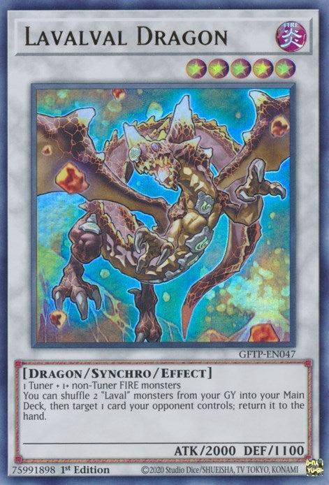 Lavalval Dragon (47) (GFTP) - YuGiOh Single