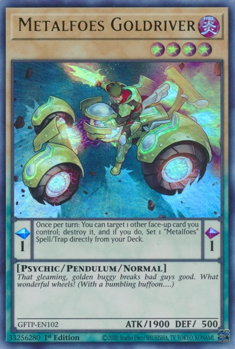 Metalfoes Goldriver (102) (GFTP) - YuGiOh Single