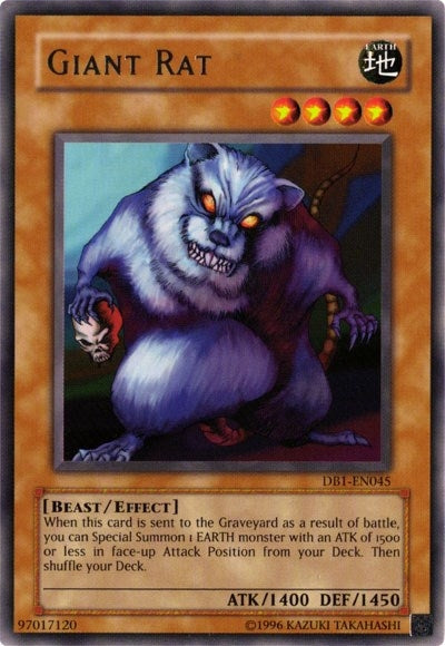 Giant Rat (1045) (DB1) - YuGiOh Single
