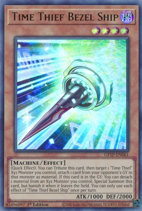 Time Thief Bezel Ship (61) (GFTP) - YuGiOh Single