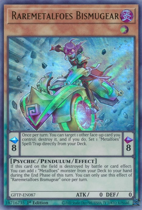 Raremetalfoes Bismugear (87) (GFTP) - YuGiOh Single