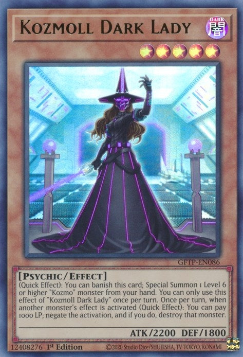 Kozmoll Dark Lady (86) (GFTP) - YuGiOh Single