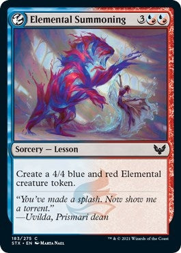 Elemental Summoning (183) [STX] - MTG Single