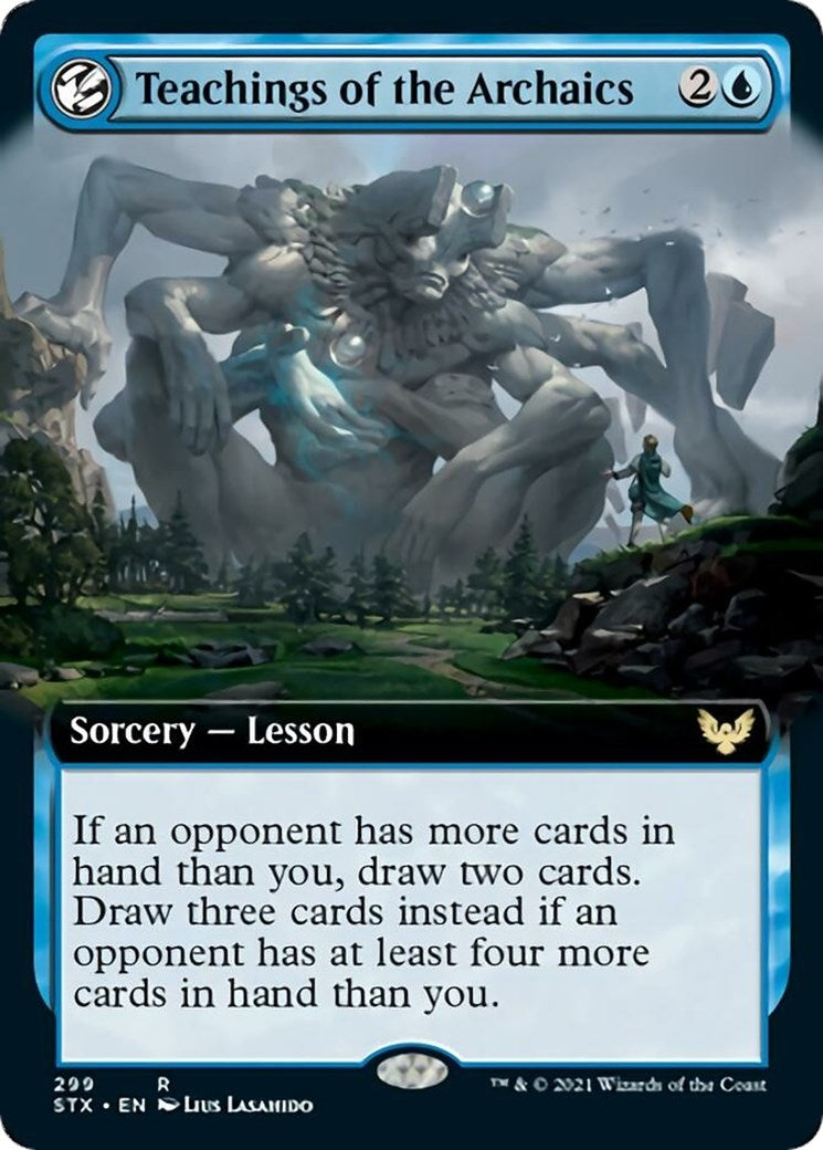 Teachings of the Archaics (Extended Art) (299) [STX] - MTG Single