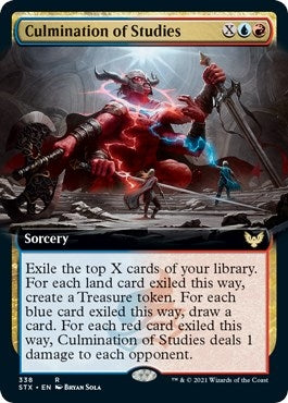 Culmination of Studies (Extended Art) (338) [STX] - MTG Single