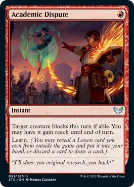 Academic Dispute (91) [STX] - MTG Single