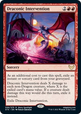Draconic Intervention (96) [STX] - MTG Single