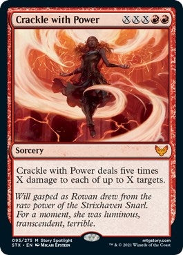 Crackle with Power (95) [STX] - MTG Single