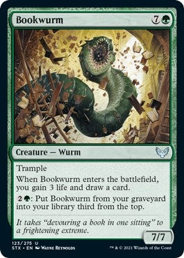 Bookwurm (123) [STX] - MTG Single