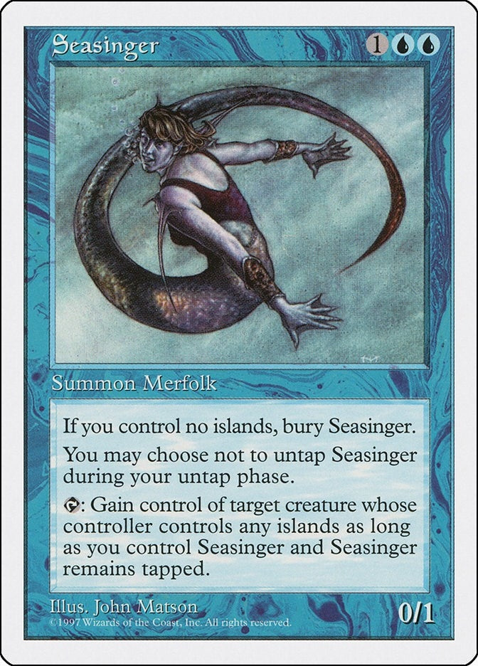 Seasinger [5ED] - MTG Single