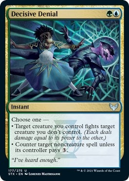 Decisive Denial (177) [STX] - MTG Single