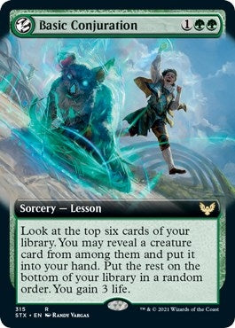 Basic Conjuration (Extended Art) (315) [STX] - MTG Single