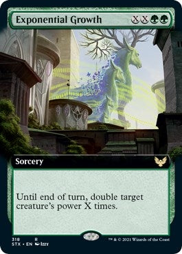 Exponential Growth (Extended Art) (318) [STX] - MTG Single