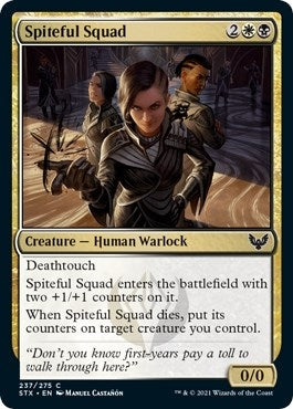 Spiteful Squad (237) [STX] - MTG Single