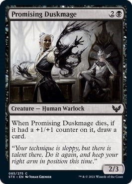 Promising Duskmage (85) [STX] - MTG Single