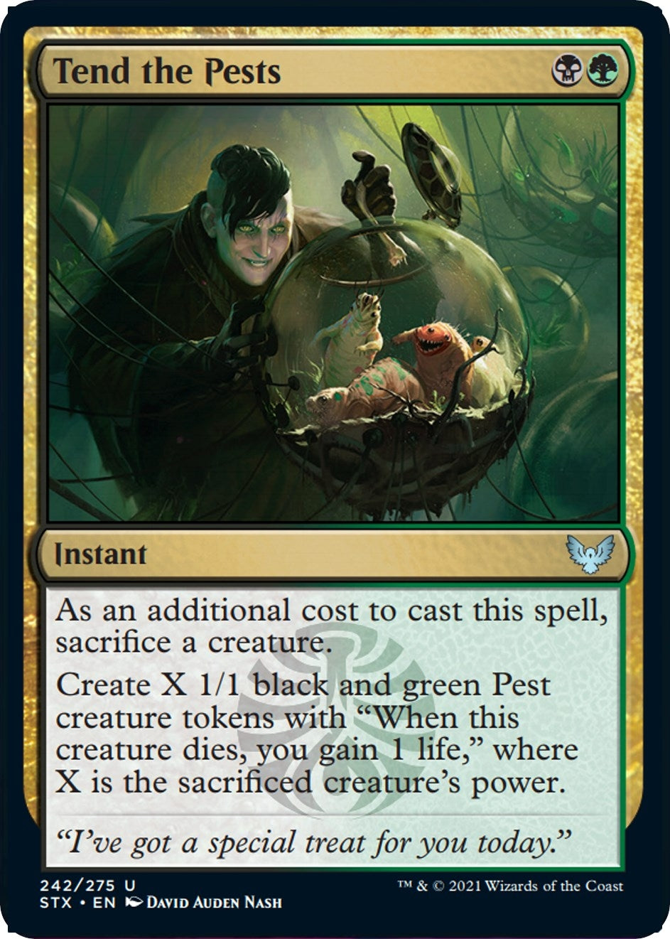Tend the Pests (242) [STX] - MTG Single