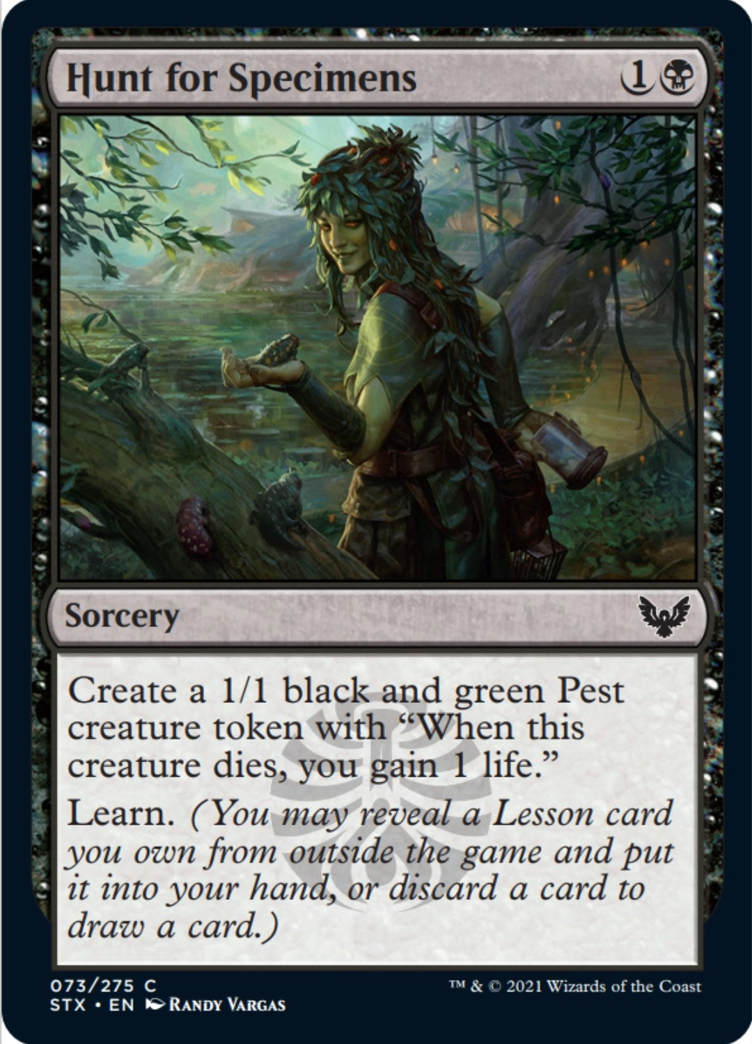 Hunt for Specimens (73) [STX] - MTG Single