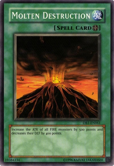 Molten Destruction (1061) (DB1) - YuGiOh Single