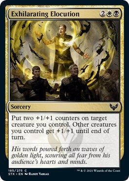 Exhilarating Elocution (185) [STX] - MTG Single