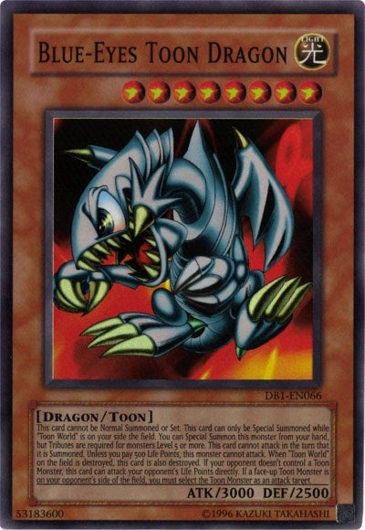 Blue-Eyes Toon Dragon (1066) (DB1) - YuGiOh Single