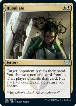 Humiliate (193) [STX] - MTG Single
