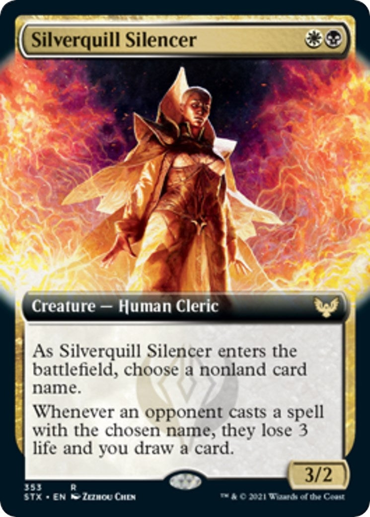 Silverquill Silencer (Extended Art) (353) [STX] - MTG Single
